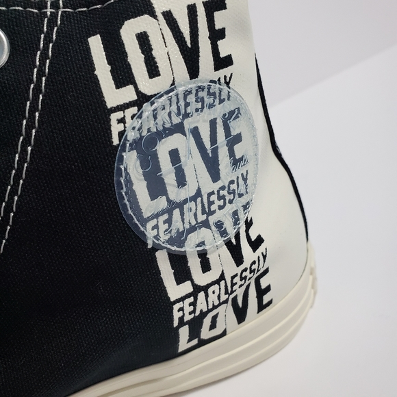 CONVERSE CHUCK TAYLOR LOVE FEARLESSLY HIGH TOPS - Picture 7 of 11